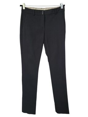 Sportmax Black Tailored Stretch Pants 6 Career Quiet Luxury Ankle